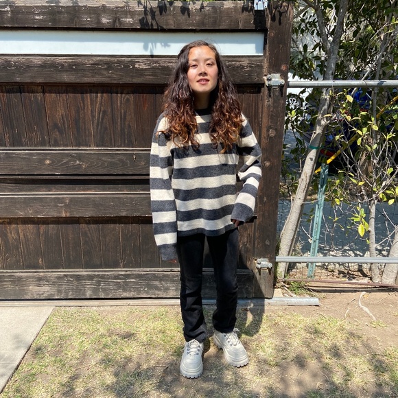Stussy Striped Wool Sweater - Picture 1 of 4